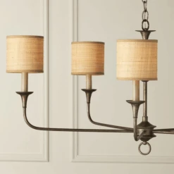 Natural Grasscloth Drum Chandelier Shade 9 Natural Grasscloth Drum Chandelier Shade -Famous Furniture Store natural grasscloth drum chandelier shade lamp shades the well appointed house 4