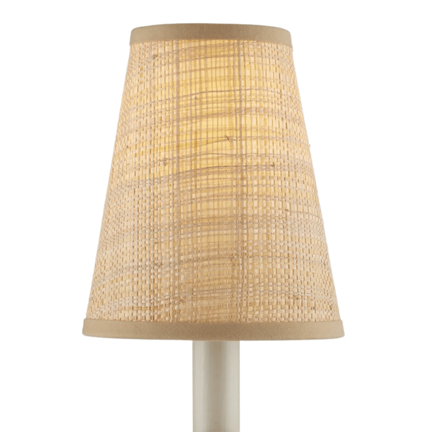 Natural Grasscloth Tapered Chandelier Shade 4 Natural Grasscloth Tapered Chandelier Shade - Image 4