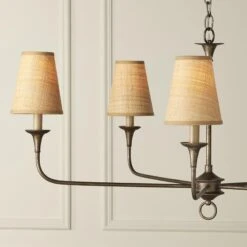 Natural Grasscloth Tapered Chandelier Shade 9 Natural Grasscloth Tapered Chandelier Shade -Famous Furniture Store natural grasscloth tapered chandelier shade lamp shades the well appointed house 4