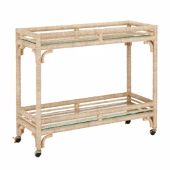 Olisa Rope Bar Cart In Natural