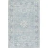 Oregon Blue & Grey Hand Tufted Rug, Available In A Variety Of Sizes