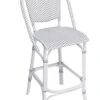 Outdoor Aluminum Framed Woven Bistro Style Bar Stool