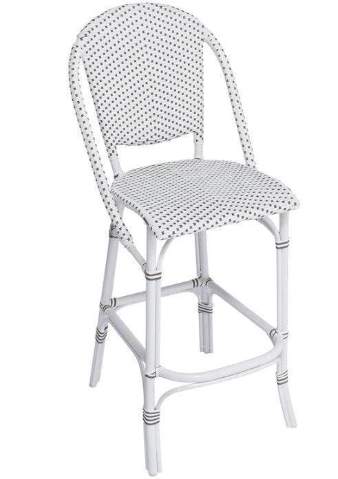 Outdoor Aluminum Framed Woven Bistro Style Counter Stool 1 Outdoor Aluminum Framed Woven Bistro Style Counter Stool