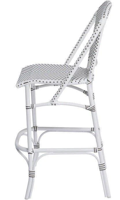 Outdoor Aluminum Framed Woven Bistro Style Counter Stool 3 Outdoor Aluminum Framed Woven Bistro Style Counter Stool - Image 3