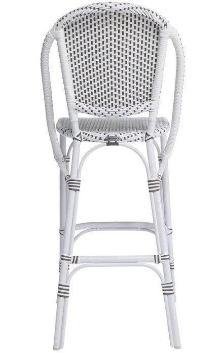 Outdoor Aluminum Framed Woven Bistro Style Counter Stool 5 Outdoor Aluminum Framed Woven Bistro Style Counter Stool - Image 5
