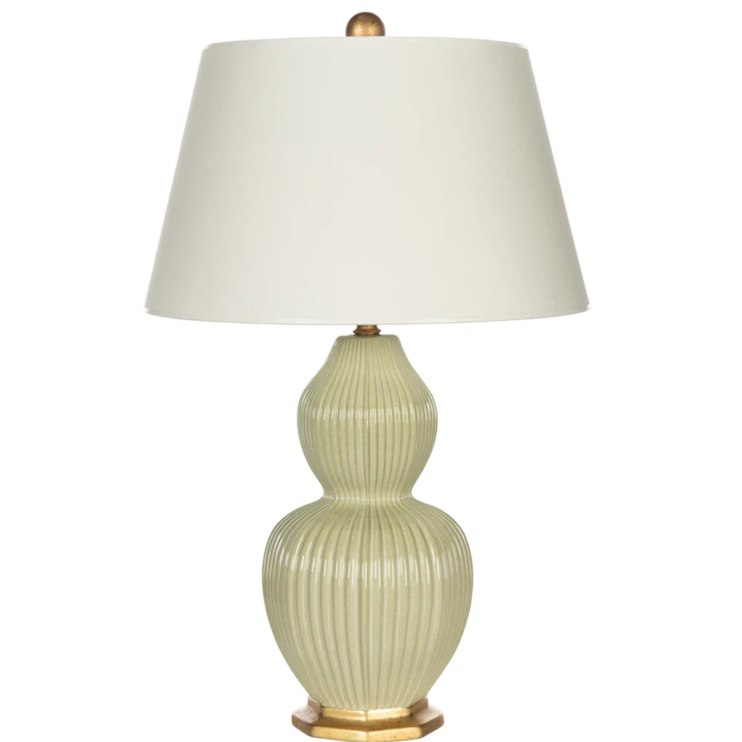 Paragon Verde Ceramic Table Lamp With Shade 3 Paragon Verde Ceramic Table Lamp With Shade - Image 3