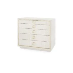 Parker Large 5-Drawer Chest In Lacquered Silver Shimmer 24 Parker Large 5-Drawer Chest In Lacquered Silver Shimmer -Famous Furniture Store parker large 5 drawer chest in lacquered silver shimmer dressers and armoires the well appointed house 10