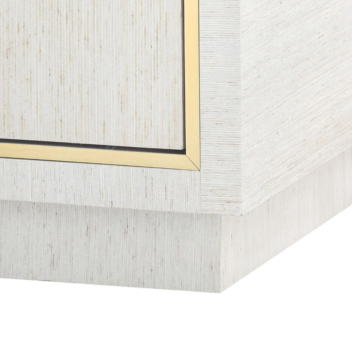 Parker Large 5-Drawer Chest In Lacquered Silver Shimmer 5 Parker Large 5-Drawer Chest In Lacquered Silver Shimmer - Image 5