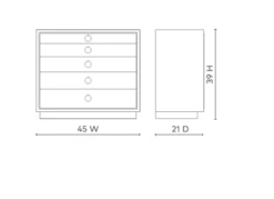 Parker Large 5-Drawer Chest In Lacquered Silver Shimmer 21 Parker Large 5-Drawer Chest In Lacquered Silver Shimmer -Famous Furniture Store parker large 5 drawer chest in lacquered silver shimmer dressers and armoires the well appointed house 7