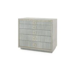 Parker Large 5-Drawer Chest In Lacquered Slate Blue Shimmer 24 Parker Large 5-Drawer Chest In Lacquered Slate Blue Shimmer -Famous Furniture Store parker large 5 drawer chest in lacquered slate blue shimmer dressers and armoires the well appointed house 10