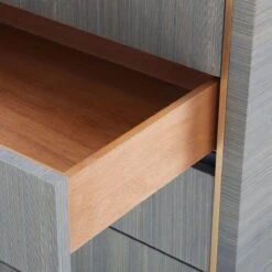 Parker Large 5-Drawer Chest In Lacquered Slate Blue Shimmer 18 Parker Large 5-Drawer Chest In Lacquered Slate Blue Shimmer -Famous Furniture Store parker large 5 drawer chest in lacquered slate blue shimmer dressers and armoires the well appointed house 4