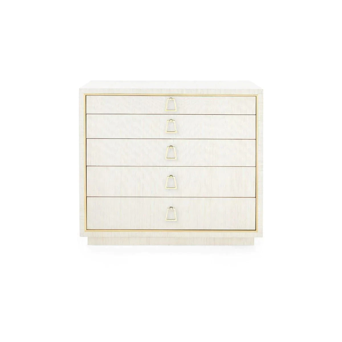 Parker Light Natural Shimmer Large Five Drawer Chest 2 Parker Light Natural Shimmer Large Five Drawer Chest - Image 2