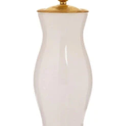 Pearl White Handblown Glass Lamp With Brass Accents 10 Pearl White Handblown Glass Lamp With Brass Accents -Famous Furniture Store pearl white handblown glass lamp with brass accents table lamps the well appointed house 3 0e557f53 1f6b 4b8f be73 d67f80b3a635