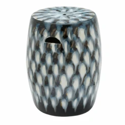 Pheasant Feather Garden Stool