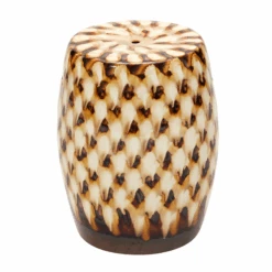 Pheasant Feather Garden Stool 7 Pheasant Feather Garden Stool -Famous Furniture Store pheasant feather garden stool brown 2