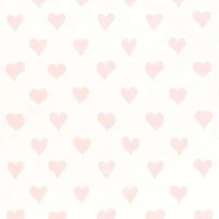 Schumacher Pink Hearts Wallpaper