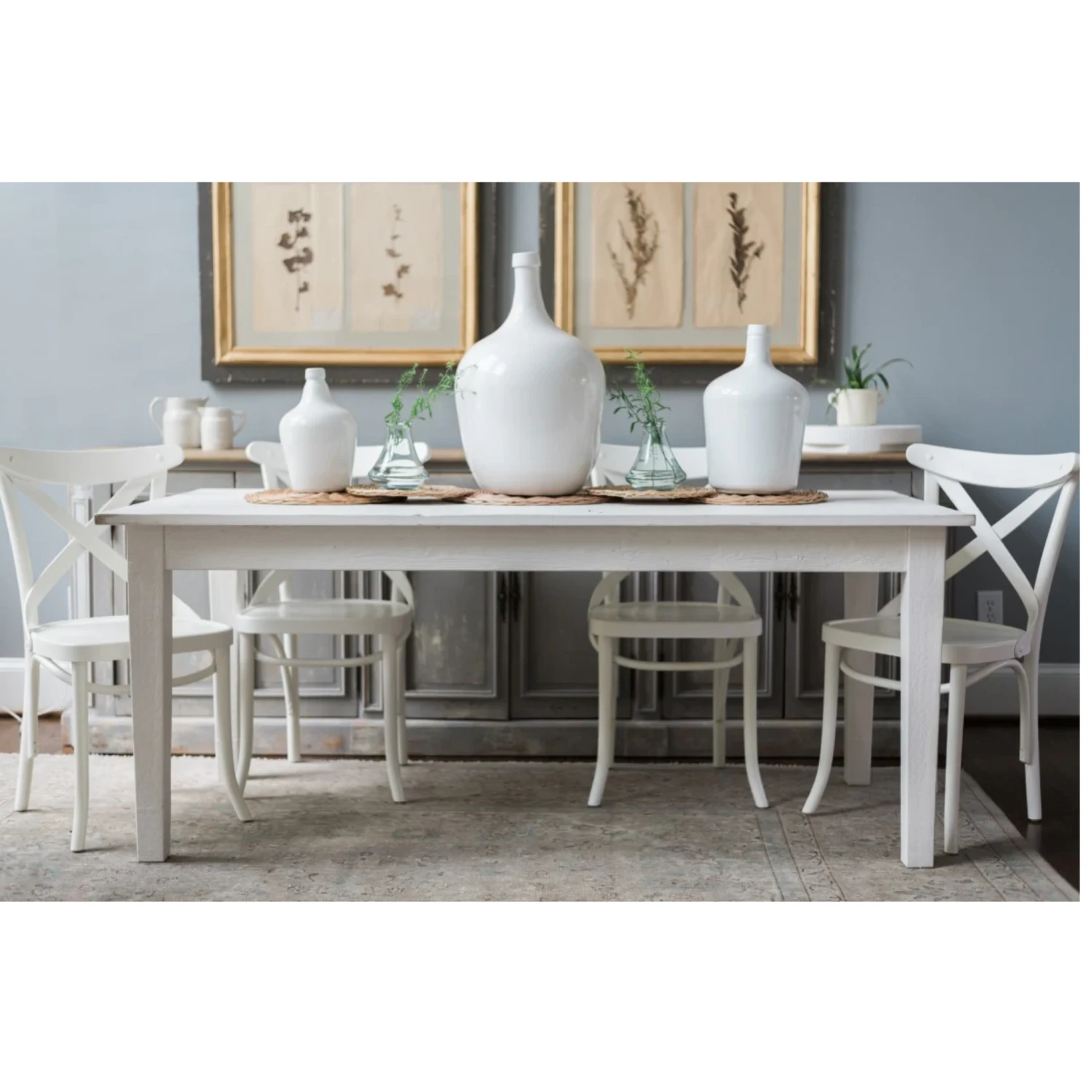 Provence White Pine Farm Dining Table - Available In 4 Sizes 2 Provence White Pine Farm Dining Table - Available In 4 Sizes - Image 2