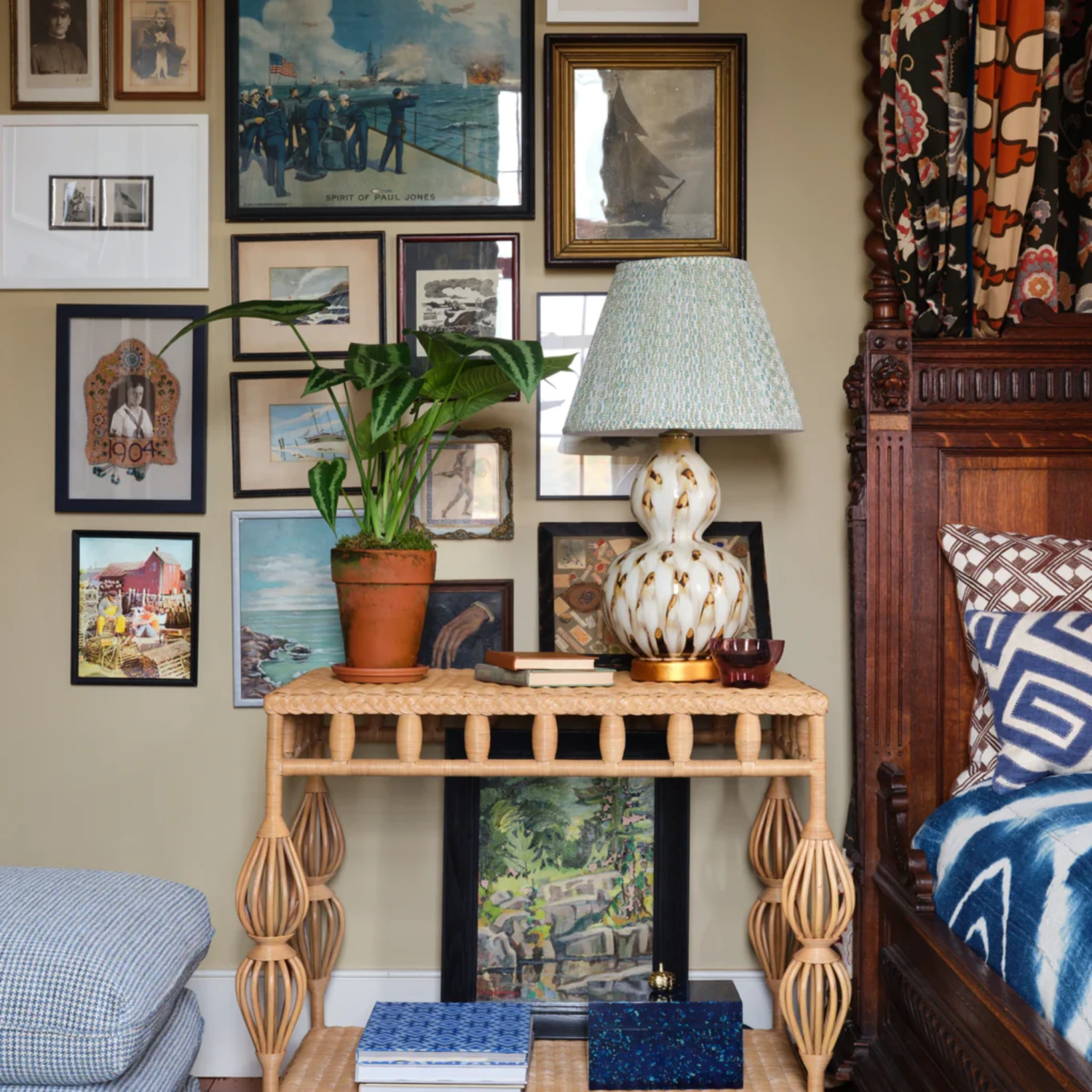 Putnam Spring Fabric Lampshade 2 Putnam Spring Fabric Lampshade - Image 2