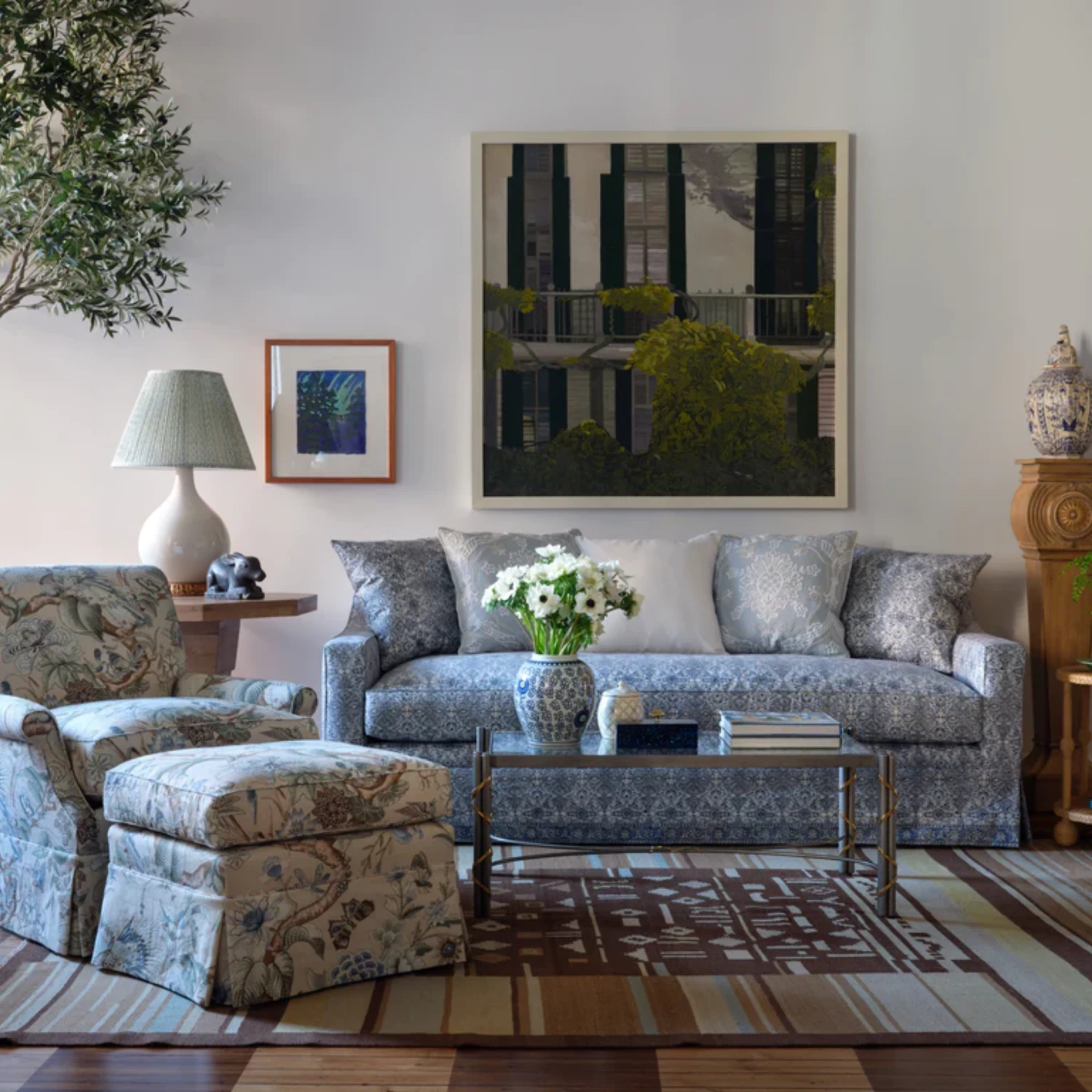 Putnam Spring Fabric Lampshade 5 Putnam Spring Fabric Lampshade - Image 5