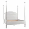 Queen Size Four Poster Bed With White Wash Finish