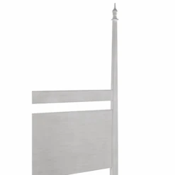 Queen Size Four Poster Panel Style Bed With White Wash Finish -Famous Furniture Store queen size four poster panel style bed with white wash finish beds and headboards the well appointed house 11