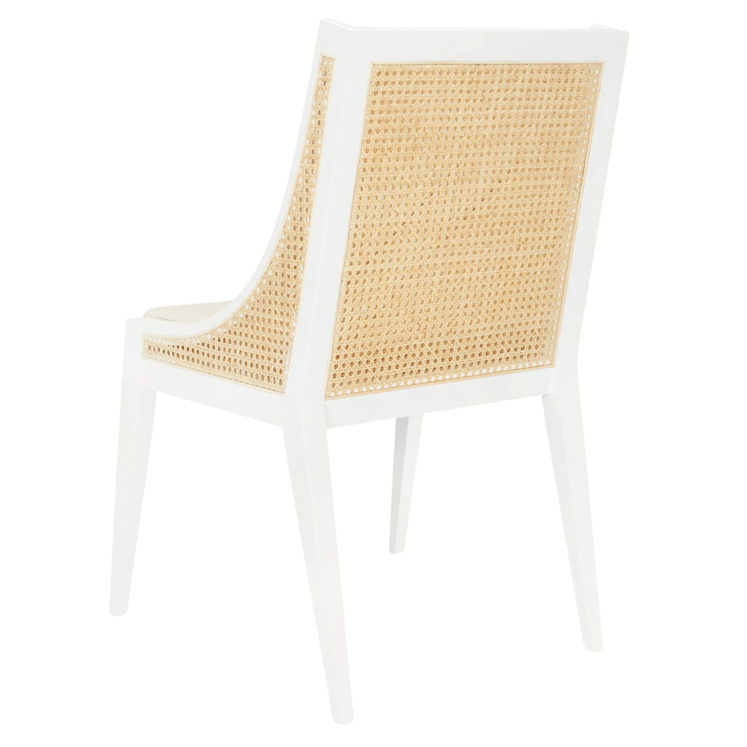 Raleigh Caned Armchair In Eggshell White 7 Raleigh Caned Armchair In Eggshell White - Image 7
