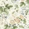 Highgrove Linen Print Fabric In Rich Cream