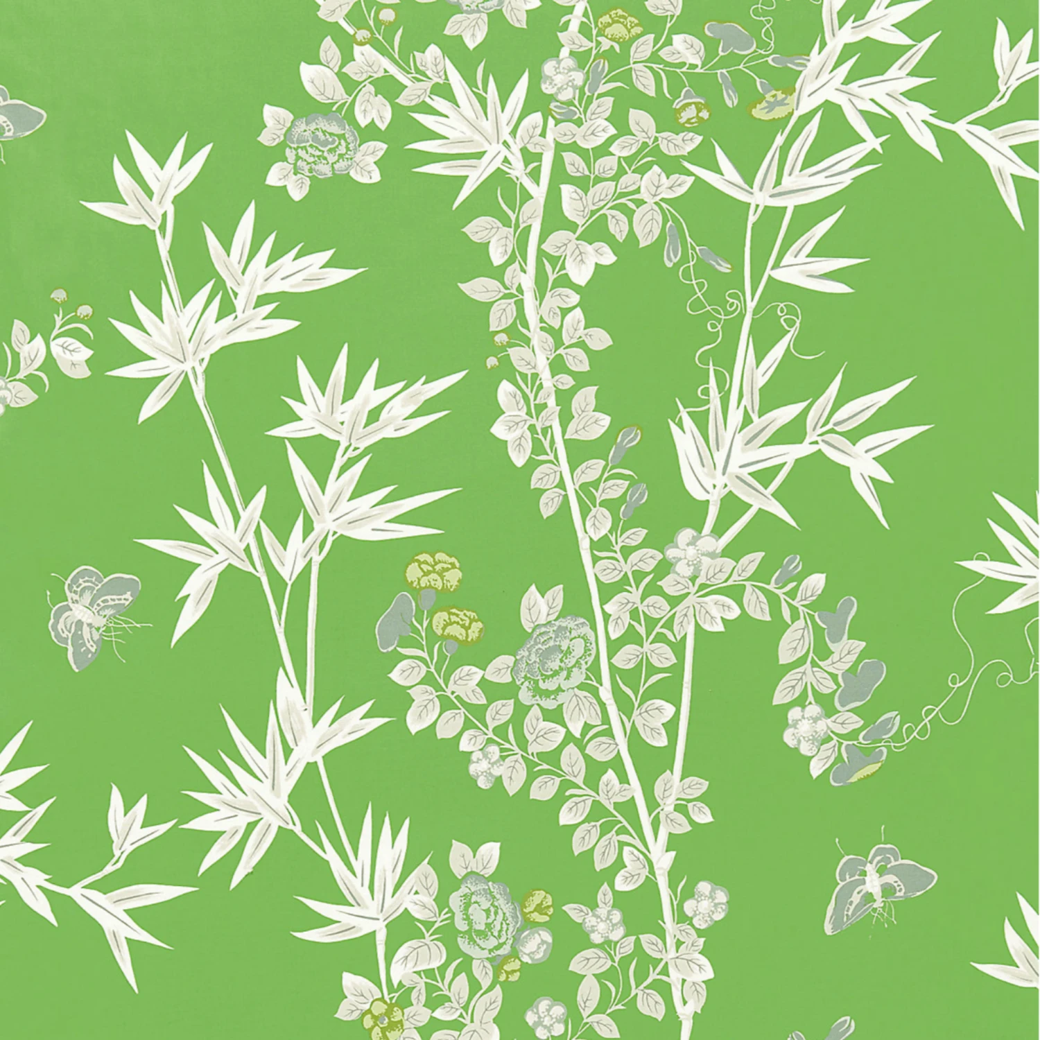Jardin De Chine Fabric In Porcelain Jade Green 1 Jardin De Chine Fabric In Porcelain Jade Green