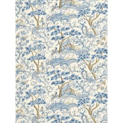 Kelmescott Hand Block Print Fabric In Porcelain Blue 5 Kelmescott Hand Block Print Fabric In Porcelain Blue -Famous Furniture Store scalamandre kelmescott hand block print fabric in porcelain blue fabric by the yard the well appointed house 3