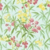 Lanai Wallcovering In Passionfruit Aqua, Pink, Green, & Yellow