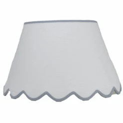 Scalloped White Raffia Shade 7 Scalloped White Raffia Shade -Famous Furniture Store scalloped white raffia shade blue grey