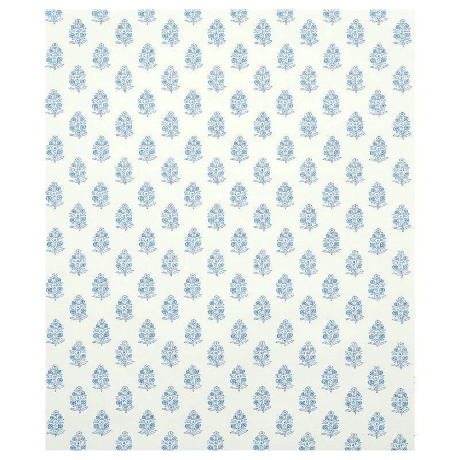 Schumacher Aditi Wallpaper In Blue 3 Schumacher Aditi Wallpaper In Blue - Image 3