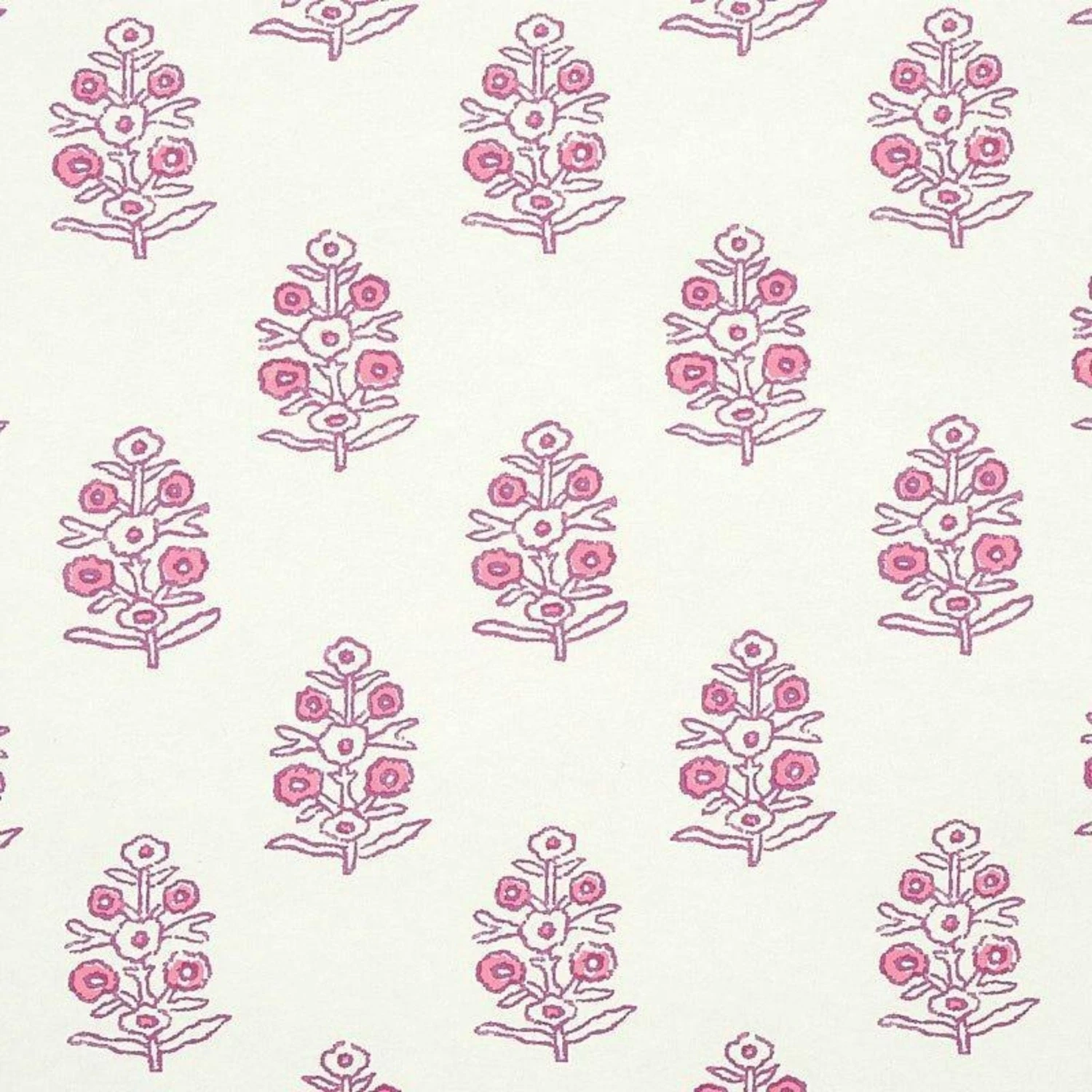 Schumacher Aditi Wallpaper In Pink 3 Schumacher Aditi Wallpaper In Pink - Image 3