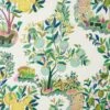 Schumacher Citrus Garden Fabric In Lime