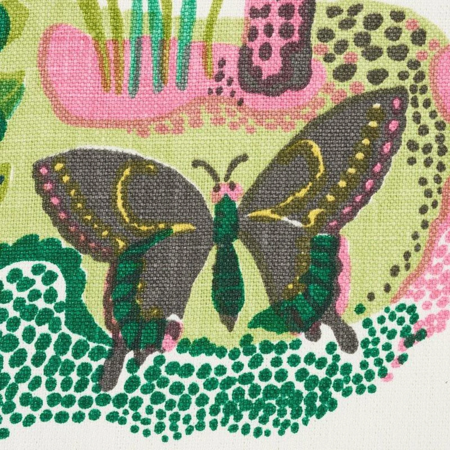 Schumacher Citrus Garden Fabric In Lime 3 Schumacher Citrus Garden Fabric In Lime - Image 3