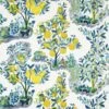 Schumacher Citrus Garden Fabric In Pool