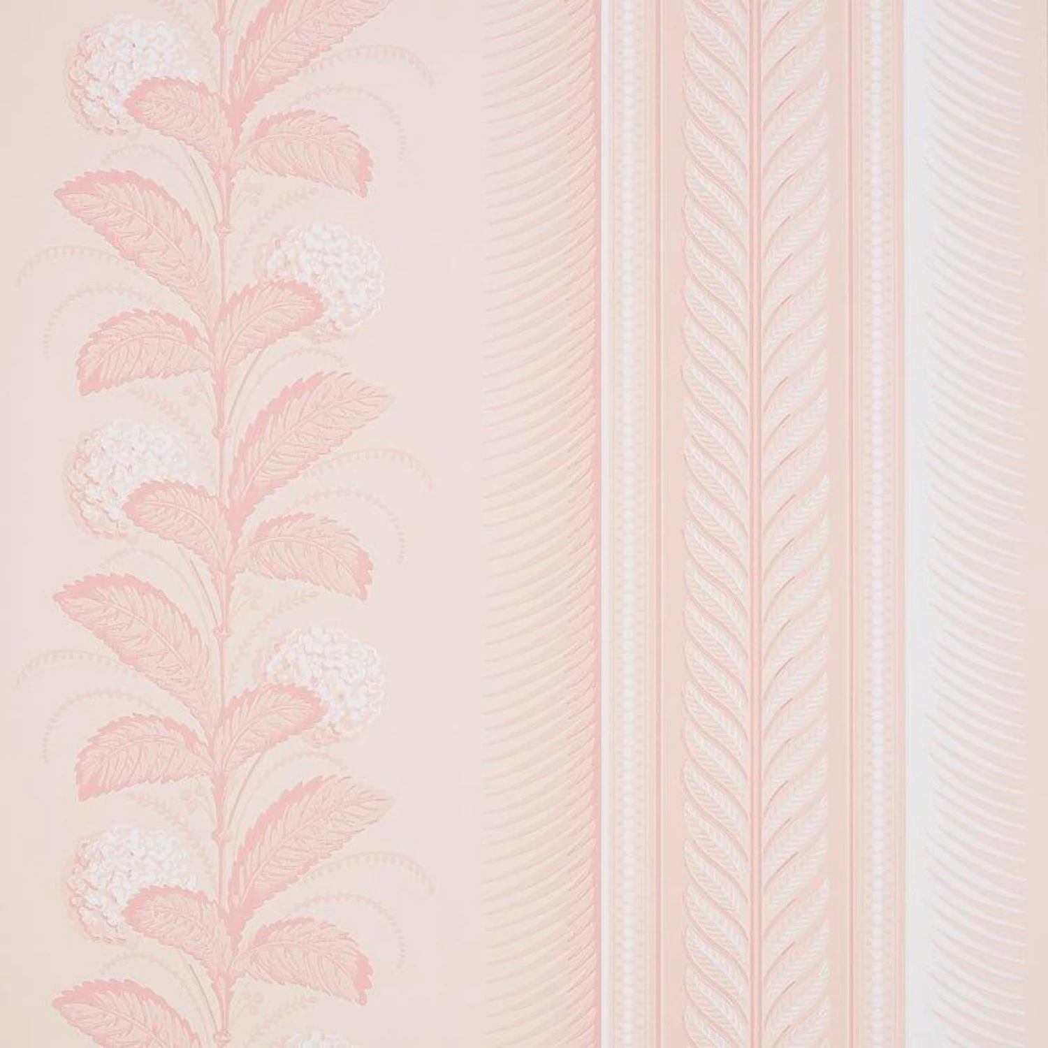 Schumacher Hydrangea Drape Wallpaper In Blush 1 Schumacher Hydrangea Drape Wallpaper In Blush
