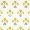 Schumacher Saranda Flower Wallpaper In Marigold