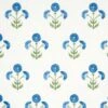 Schumacher Saranda Flower Wallpaper In Royal