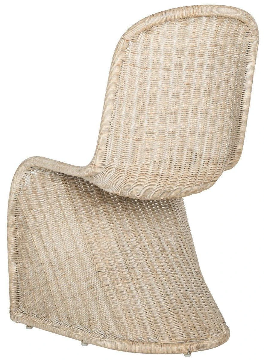 Safavieh Set Of 2 Contemporary Danish Curve Wicker Side Chairs 4 Safavieh Set Of 2 Contemporary Danish Curve Wicker Side Chairs - Image 4