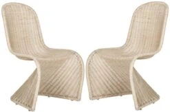 Safavieh Set Of 2 Contemporary Danish Curve Wicker Side Chairs 20 Safavieh Set Of 2 Contemporary Danish Curve Wicker Side Chairs -Famous Furniture Store set of 2 contemporary danish curve wicker side chairs dining chairs the well appointed house 5