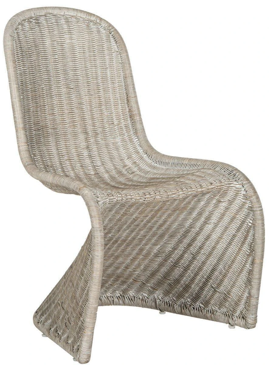 Safavieh Set Of 2 Contemporary Danish Curve Wicker Side Chairs 7 Safavieh Set Of 2 Contemporary Danish Curve Wicker Side Chairs - Image 7