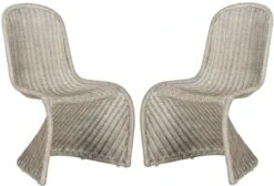 Safavieh Set Of 2 Contemporary Danish Curve Wicker Side Chairs 23 Safavieh Set Of 2 Contemporary Danish Curve Wicker Side Chairs -Famous Furniture Store set of 2 contemporary danish curve wicker side chairs dining chairs the well appointed house 8