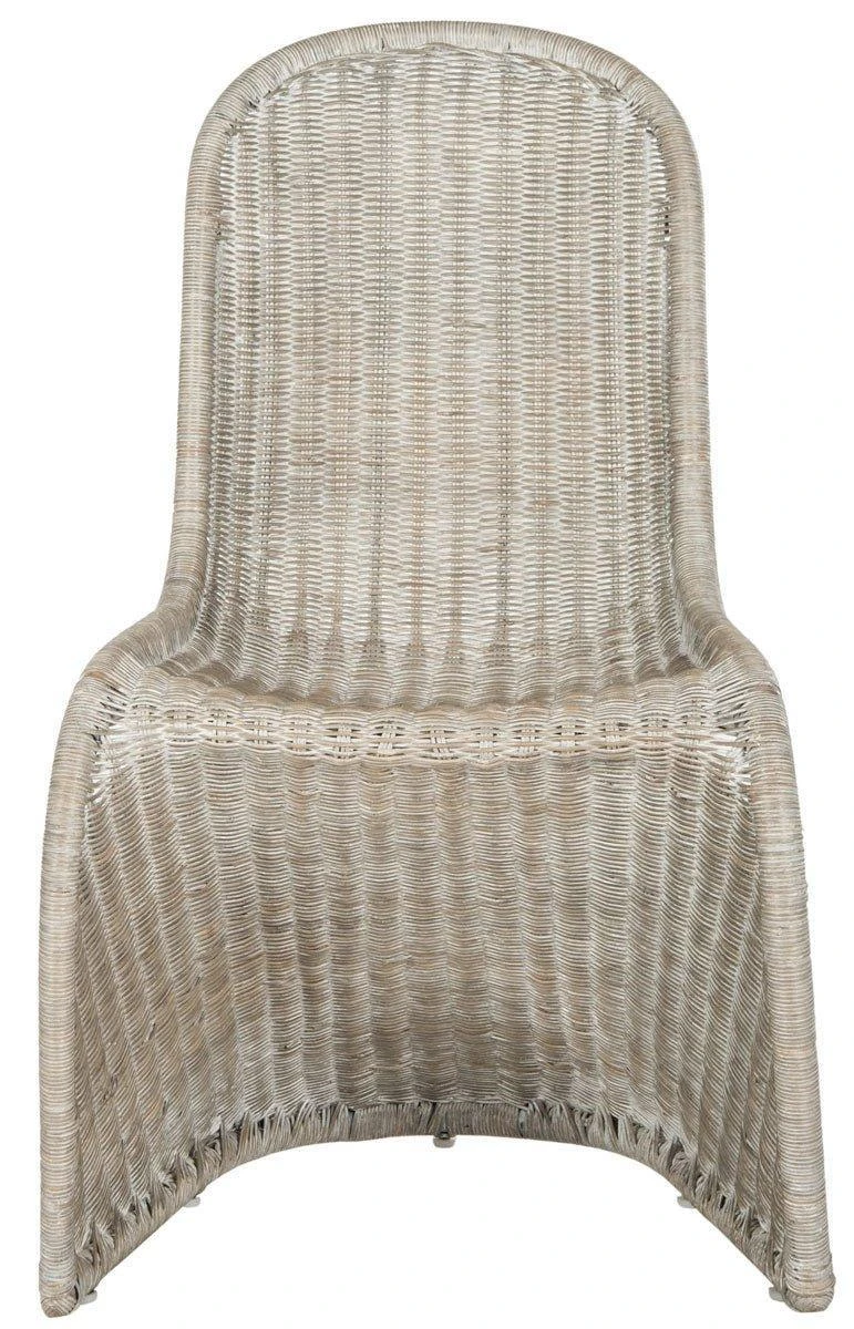 Safavieh Set Of 2 Contemporary Danish Curve Wicker Side Chairs 10 Safavieh Set Of 2 Contemporary Danish Curve Wicker Side Chairs - Image 10