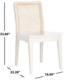 Safavieh Set Of Two White Rattan Dining Chairs 9 Safavieh Set Of Two White Rattan Dining Chairs -Famous Furniture Store set of two white rattan dining chairs dining chairs the well appointed house 4
