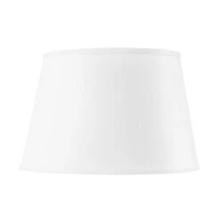 Shade 16" With Nickel, White