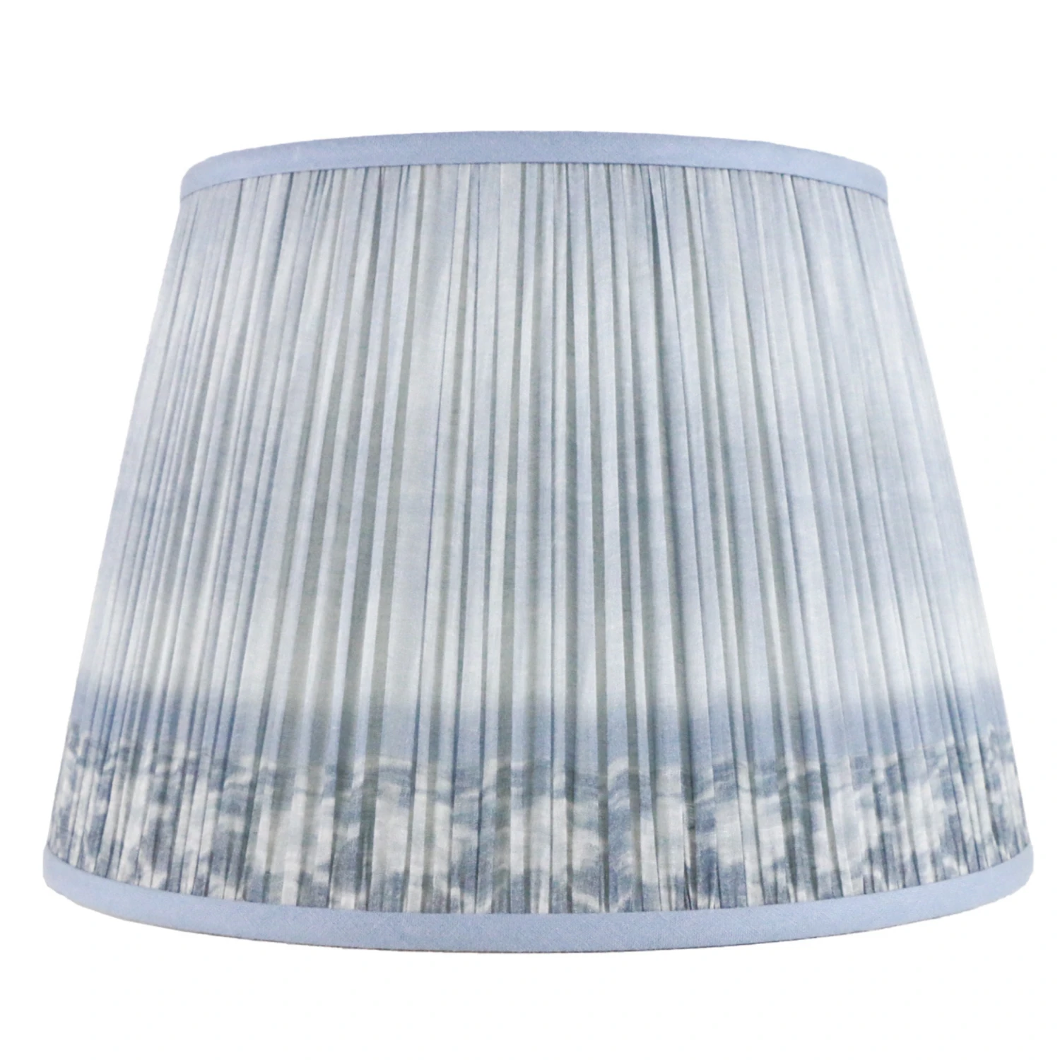 Shirred Ikat Printed Lampshade 1 Shirred Ikat Printed Lampshade
