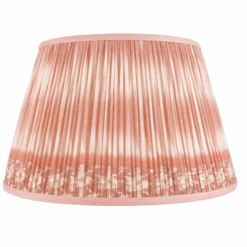 Shirred Ikat Printed Lampshade 5 Shirred Ikat Printed Lampshade -Famous Furniture Store shirredikat coral