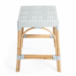 Sky Blue & White Woven Counter Stool 11 Sky Blue & White Woven Counter Stool -Famous Furniture Store sky blue and white woven counter stool bar and counter stools the well appointed house 5
