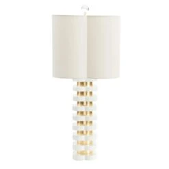 Stacked Quatrefoil Table Lamp